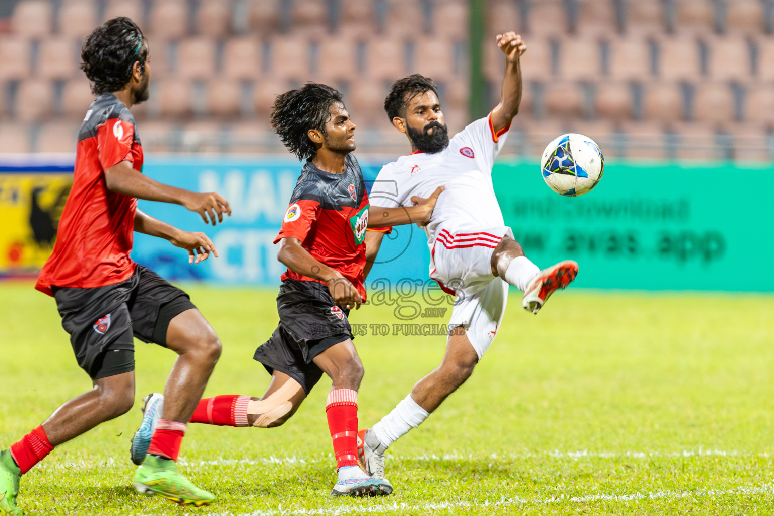 TC Sports Club vs Buru Sports Club in Under 19 Youth Championship 2024 was held at National Stadium in Male', Maldives on Wednesday, 12th June 2024. Photos: Mohamed Mahfooz Moosa / images.mv