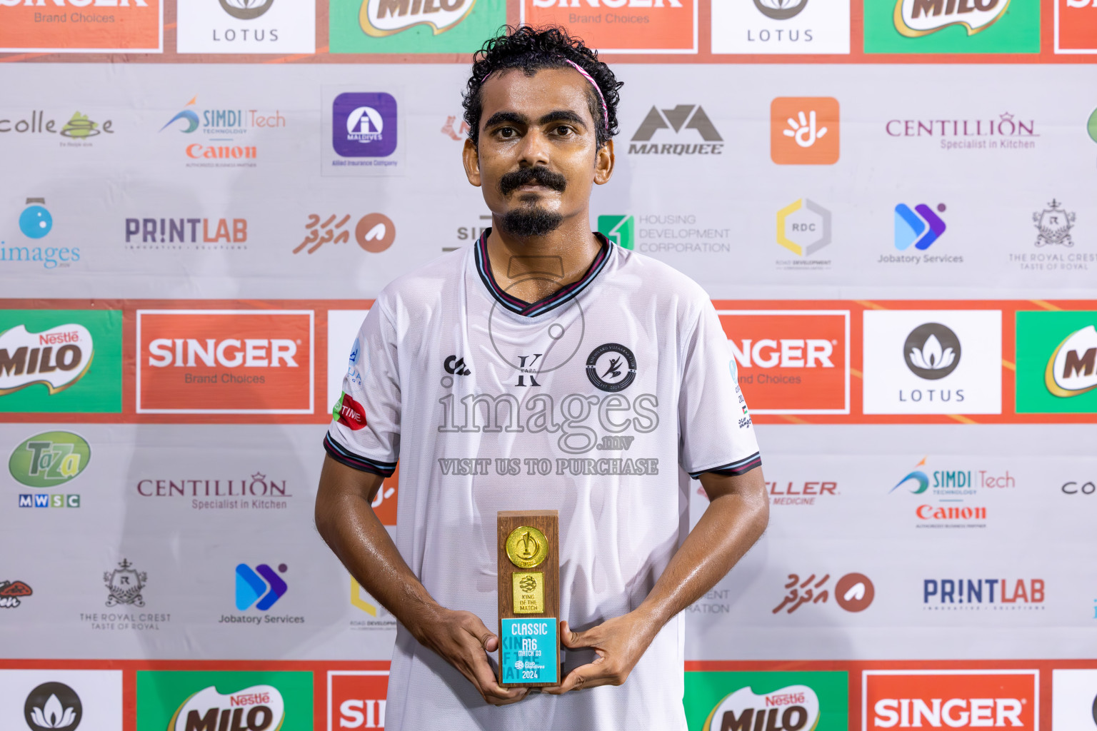 Kulhivaru Vuzaara Club vs Club Binaara in Club Maldives Classic 2024 held in Rehendi Futsal Ground, Hulhumale', Maldives on Saturday, 14th September 2024. Photos: Ismail Thoriq / images.mv