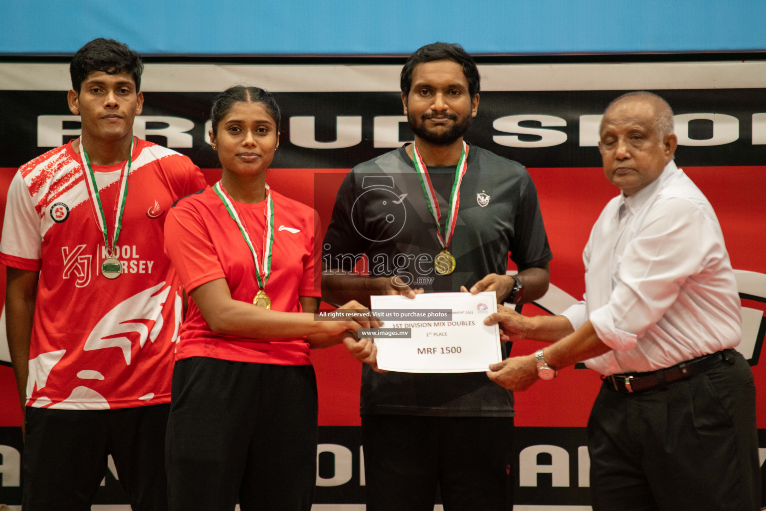 47th National Badminton Tournament 2021 held from 10 to 14 November 2021 in Male' Sports Complex, Maldives