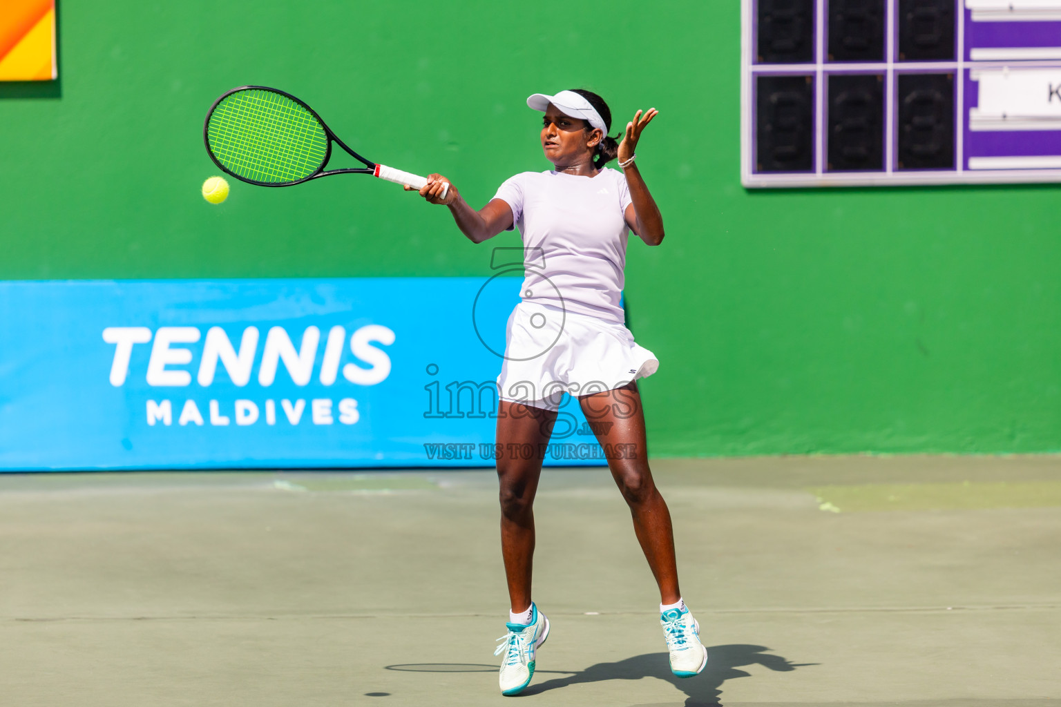 Day 2 of ATF Maldives Junior Open Tennis was held in Male' Tennis Court, Male', Maldives on Tuesday, 10th December 2024. Photos: Nausham Waheed / images.mv