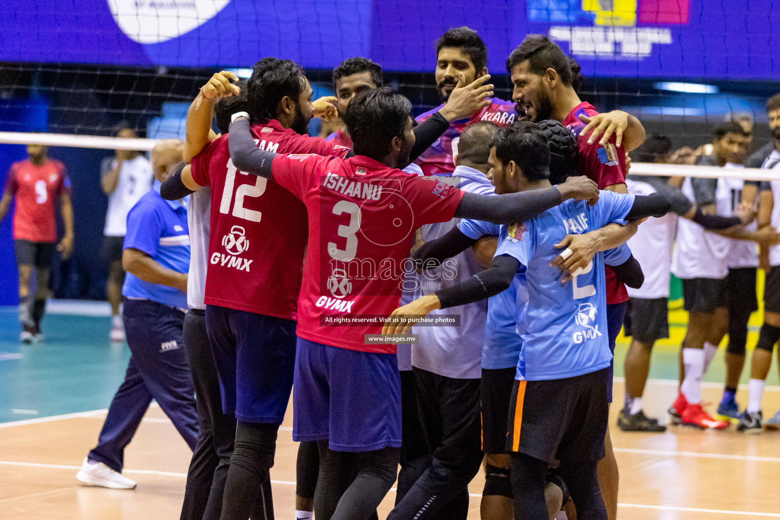 Sports Club City vs Dhivehi Sifainge Club in the Finals of National Volleyball Tournament 2022 on Thursday, 07th July 2022, held in Social Center, Male', Maldives