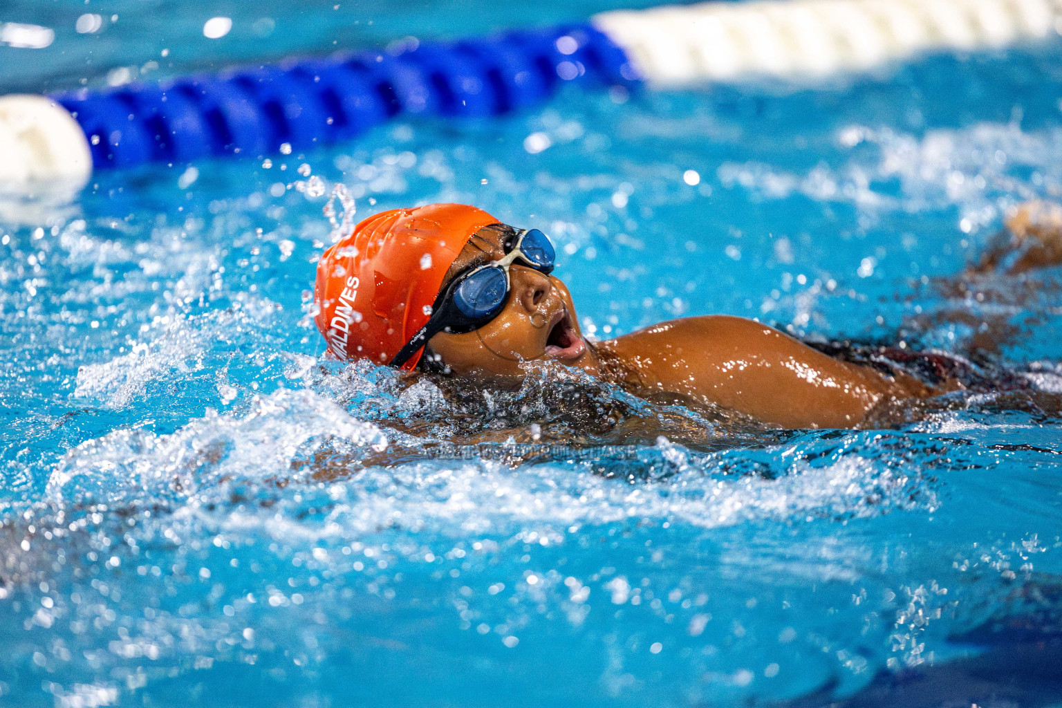 Day 4 of BML 5th National Swimming Kids Festival 2024 held in Hulhumale', Maldives on Thursday, 21st November 2024. Photos: Nausham Waheed / images.mv