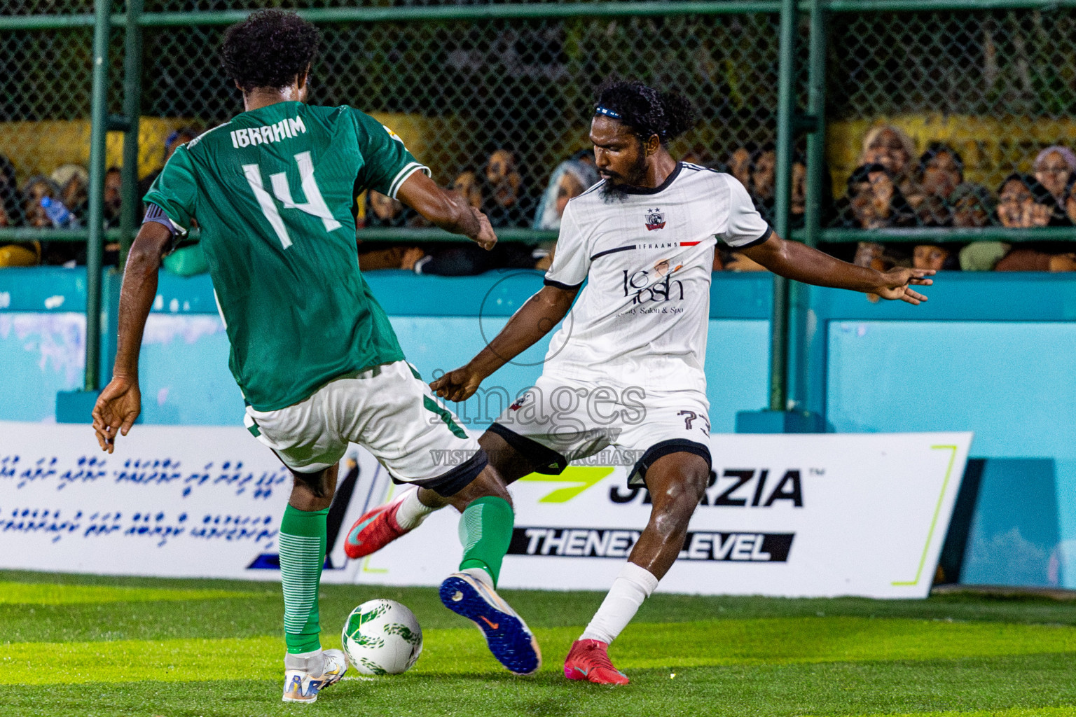 Ifhaams vs Dee Cee Jay SC in Final of Laamehi Dhiggaru Ekuveri Futsal Challenge 2025 was held on Tuesday, 29th July 2025, at Dhiggaru Futsal Ground, Dhiggaru, Maldives Photos: Nausham Waheed  / images.mv