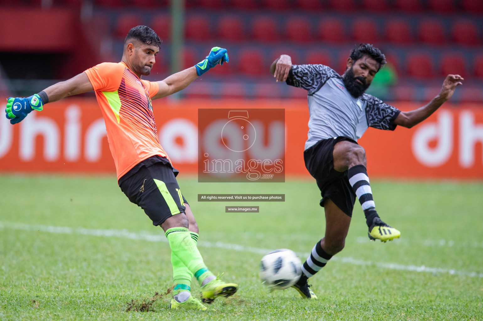 Maziya SRC vs Club Green Streets in Dhiraagu Dhivehi Premier League 2019 held in Male', Maldives on 19th June. Photos: Suadh Abdul Sattar/images.mv