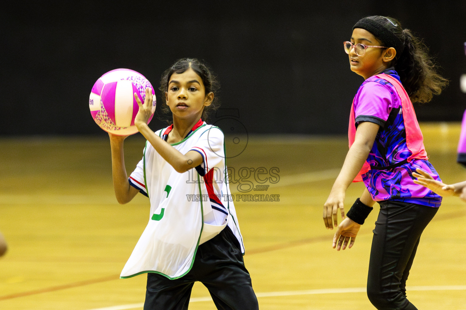 NSA B vs Net Queens Day 6  of 3rd Netball Junior Championship, held at Social Center on Friday 24th January 2025 . Photos: Shuu Abdul Sattar / images.mv