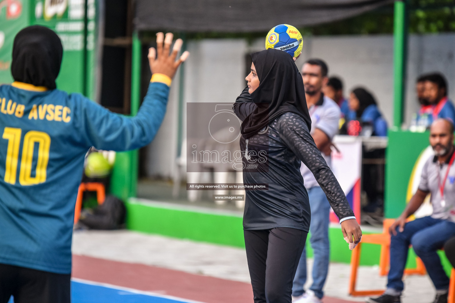 Day 10 of Milo 6th Inter Office Handball Tournament 2022 - Photos by Nausham Waheed