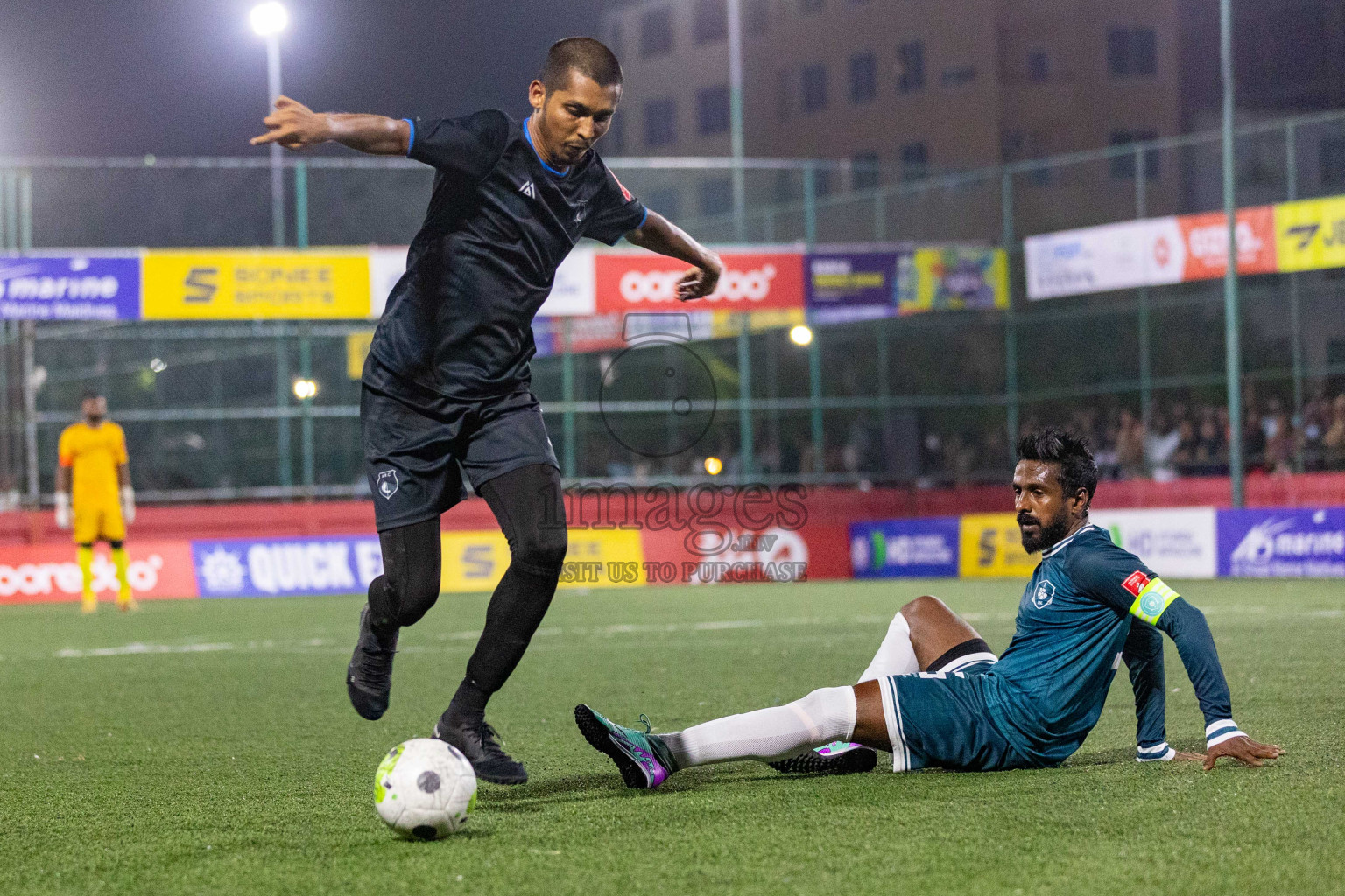 R Dhuvaafaru vs R Alifushi in Golden Futsal Challenge 2024 was held on Tuesday, 16th January 2024, in Hulhumale', Maldives
Photos: Ismail Thoriq / images.mv