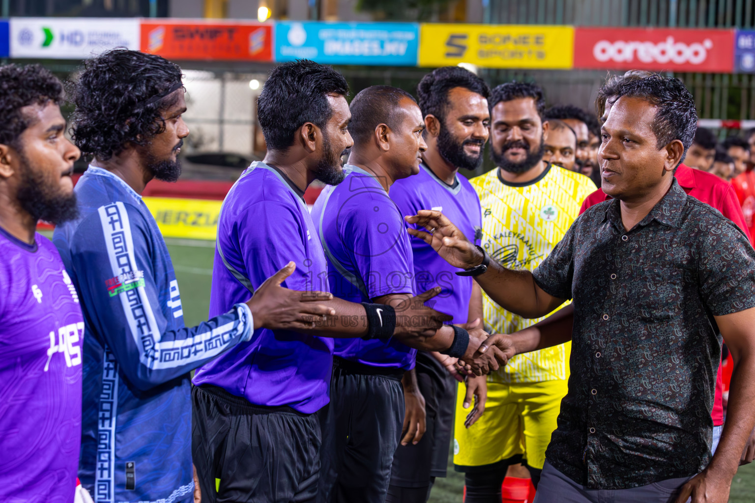 AA Feridhoo vs AA Mathiveri in Day 11 of Golden Futsal Challenge 2024 was held on Thursday, 25th January 2024, in Hulhumale', Maldives
Photos: Ismail Thoriq / images.mv