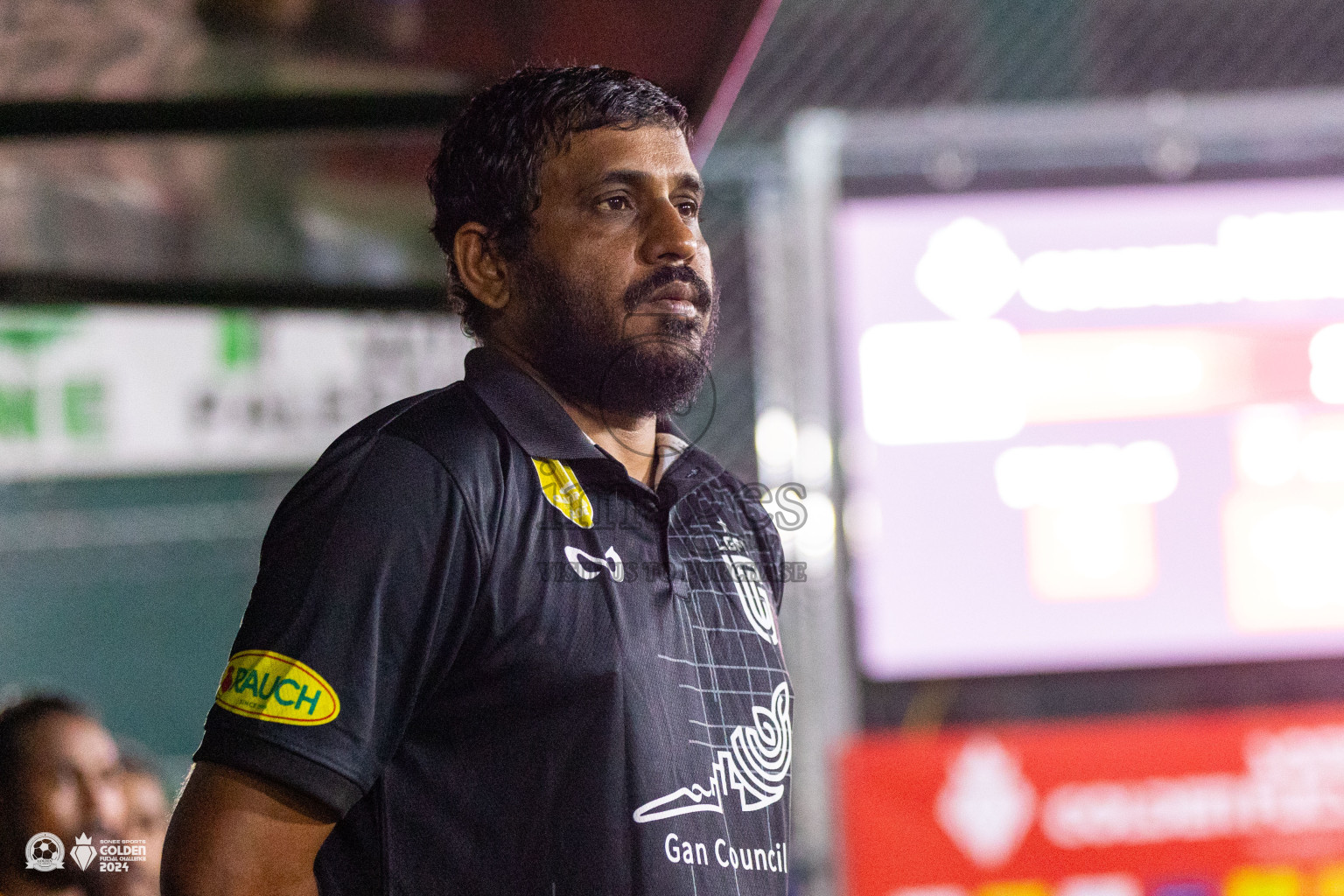 L Maavah vs L Gan in Day 7 of Golden Futsal Challenge 2024 was held on Saturday, 20th January 2024, in Hulhumale', Maldives Photos: Ismail Thoriq / images.mv