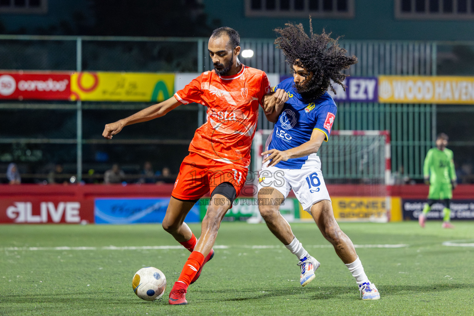 GA Nilandhoo vs GA Kanduhulhudhoo in Day 14 of Golden Futsal Challenge 2025 was held on Saturday, 18th January 2025, in Hulhumale', Maldives. Photos: Nausham Waheed / images.mv