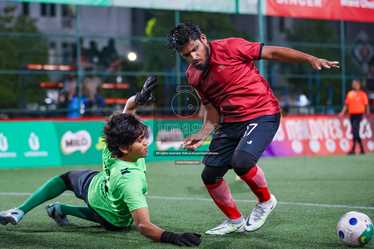 Trade Club vs ACCRC in Club Maldives Cup Classic 2023 held in Hulhumale, Maldives on 15 July 2023