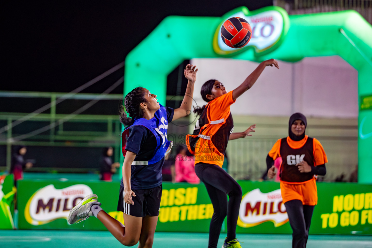 Day 6 of MILO 3x3 Netball Challenge 2024 was held in Ekuveni Netball Court at Male', Maldives on Tuesday, 19th March 2024.
Photos: Hassan Simah / images.mv