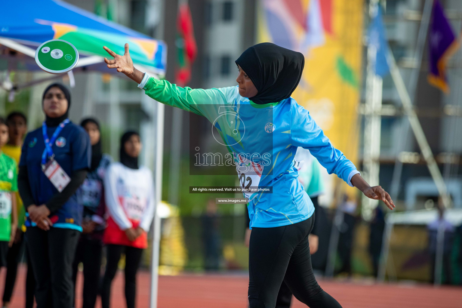 Day three of Inter School Athletics Championship 2023 was held at Hulhumale' Running Track at Hulhumale', Maldives on Tuesday, 16th May 2023. Photos: Nausham Waheed / images.mv