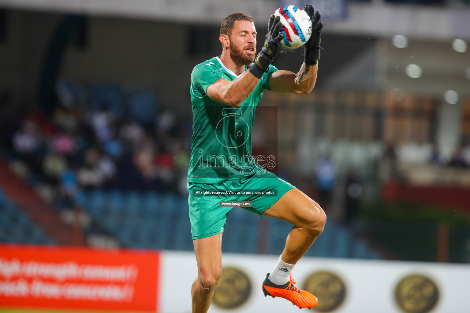 Lebanon vs India in the Semi-final of SAFF Championship 2023 held in Sree Kanteerava Stadium, Bengaluru, India, on Saturday, 1st July 2023. Photos: Hassan Simah / images.mv