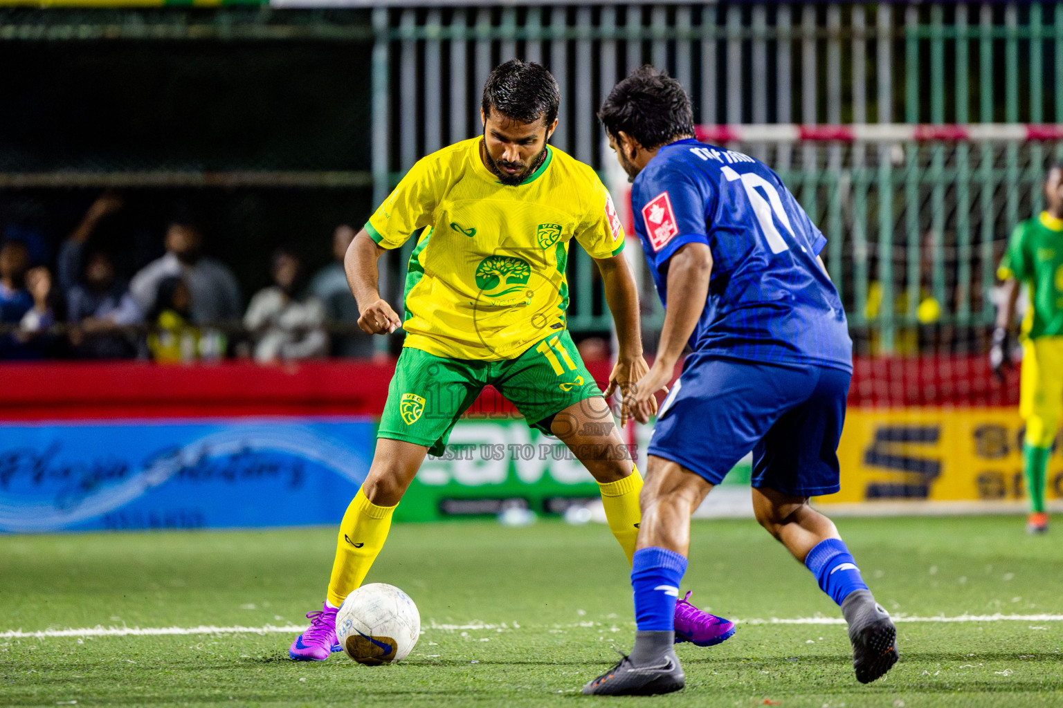 Gdh Vaadhoo vs GA Villingili in zone round Day 30 of Golden Futsal Challenge 2025 was held on Monday , 3rd February 2025, in Hulhumale', Maldives. Photos: Nausham Waheed / images.mv