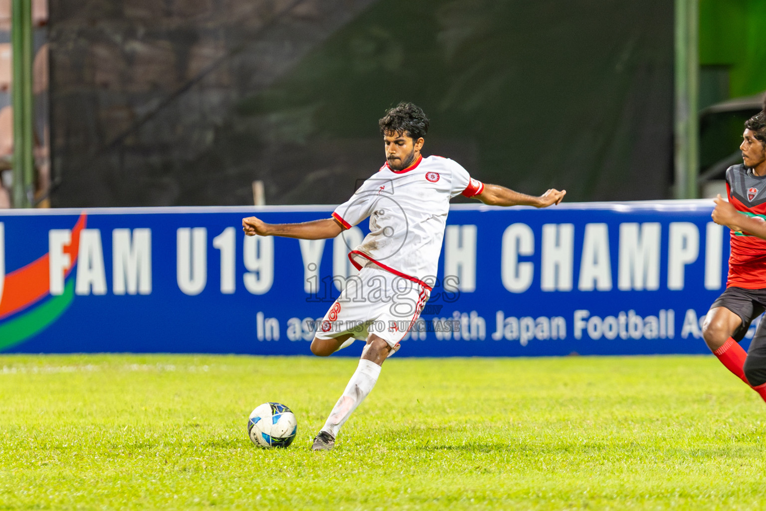 TC Sports Club vs Buru Sports Club in Under 19 Youth Championship 2024 was held at National Stadium in Male', Maldives on Wednesday, 12th June 2024. Photos: Mohamed Mahfooz Moosa / images.mv