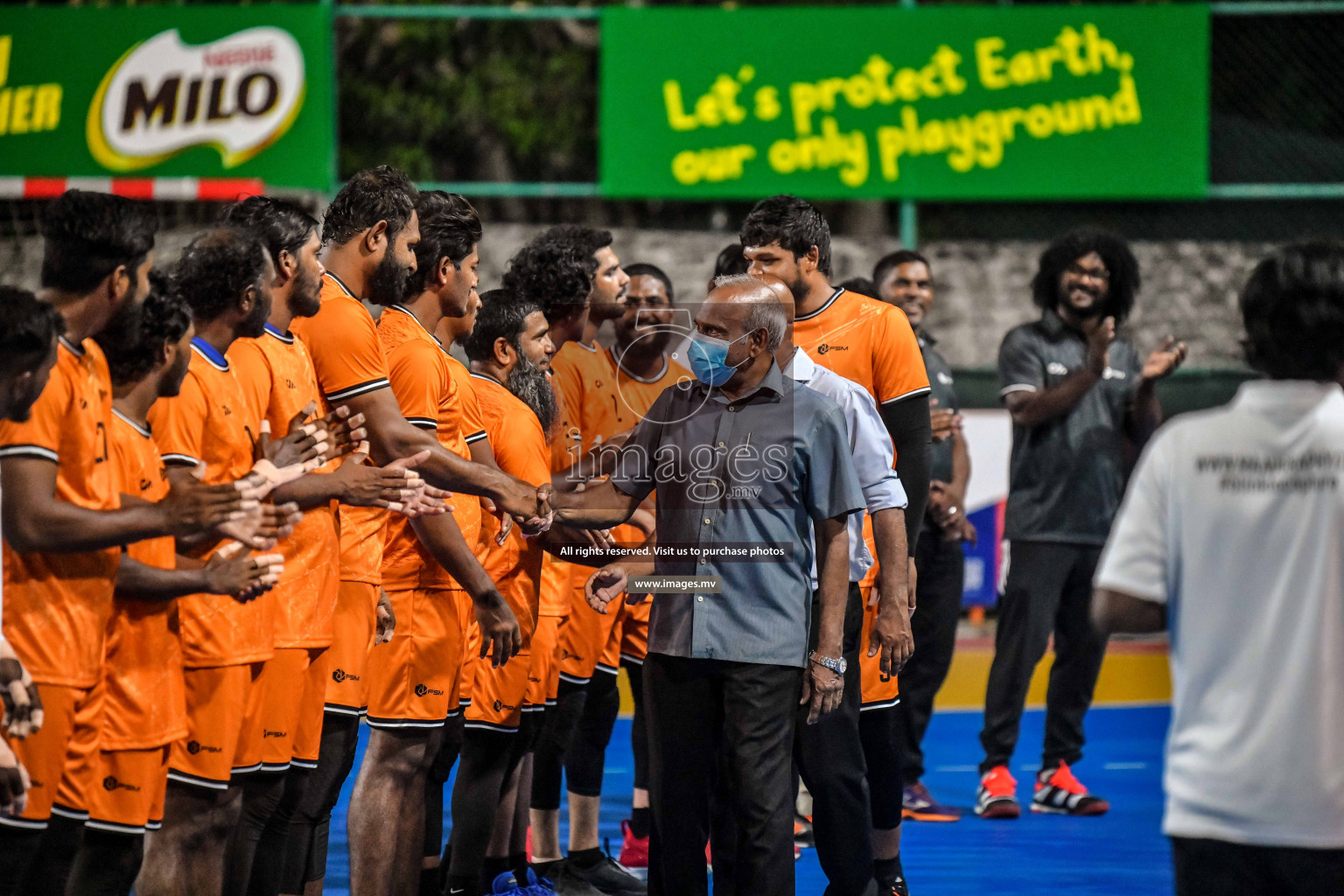 Final of Milo 6th Inter Office Handball Tournament 2022 - Photos by Nausham Waheed