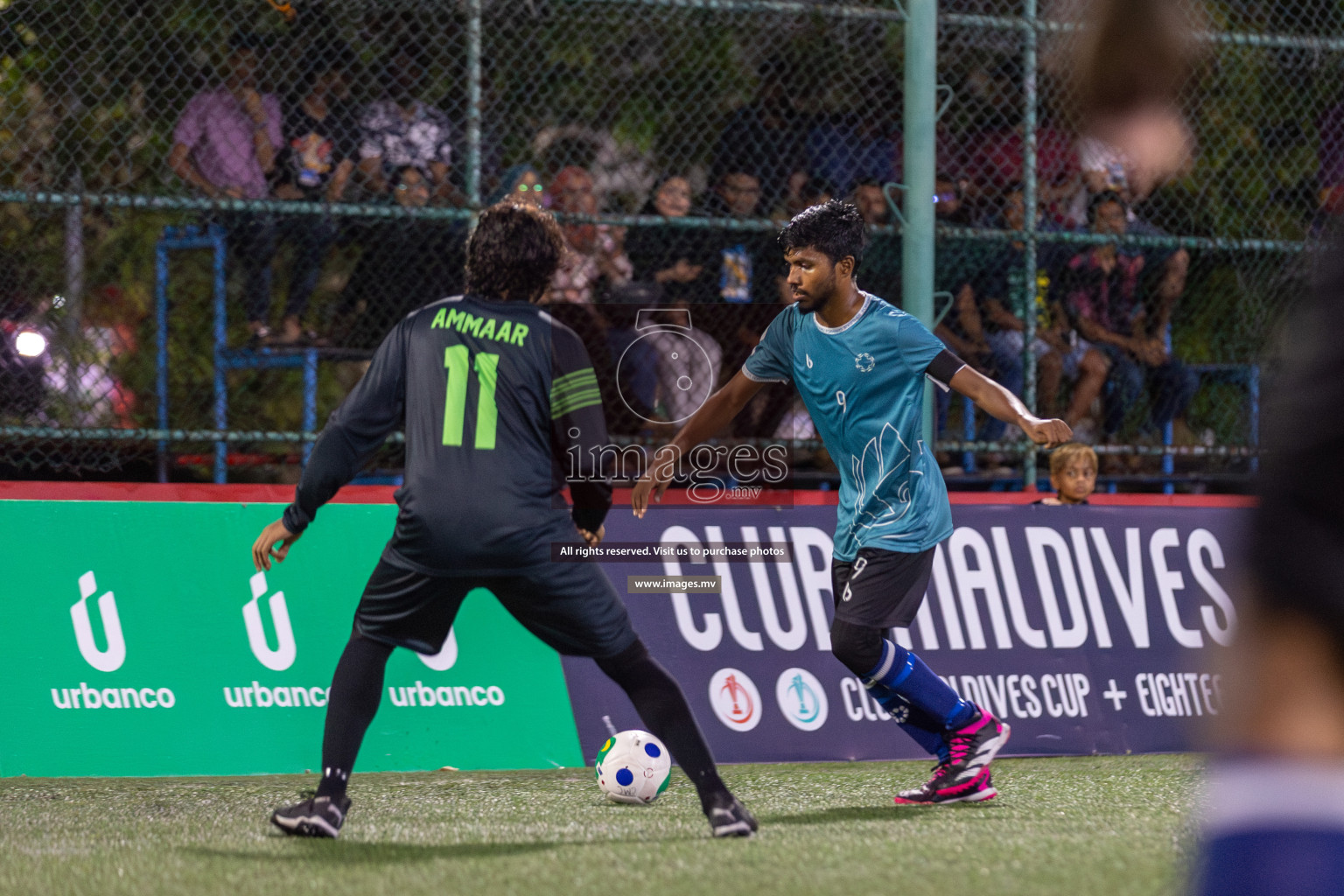 Mira SC vs Umraani Club in Club Maldives Cup Classic 2023 held in Hulhumale, Maldives, on Thursday, 20th July 2023 Photos: Mohamed Mahfooz Moosa / images.mv