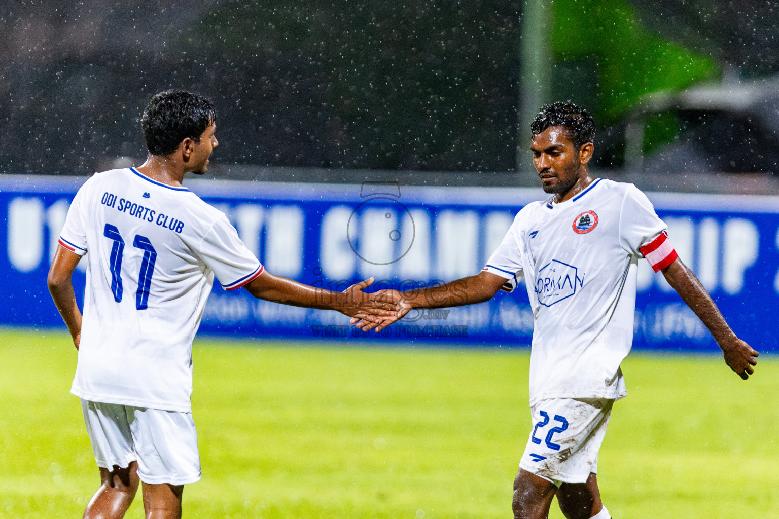 Odi Sports Club vs Buru Sports Club in Day 5 of Under 19 Youth Championship 2024 was held at National Stadium in Male', Maldives on Sunday, 23rd June 2024. Photos: Nausham Waheed / images.mv