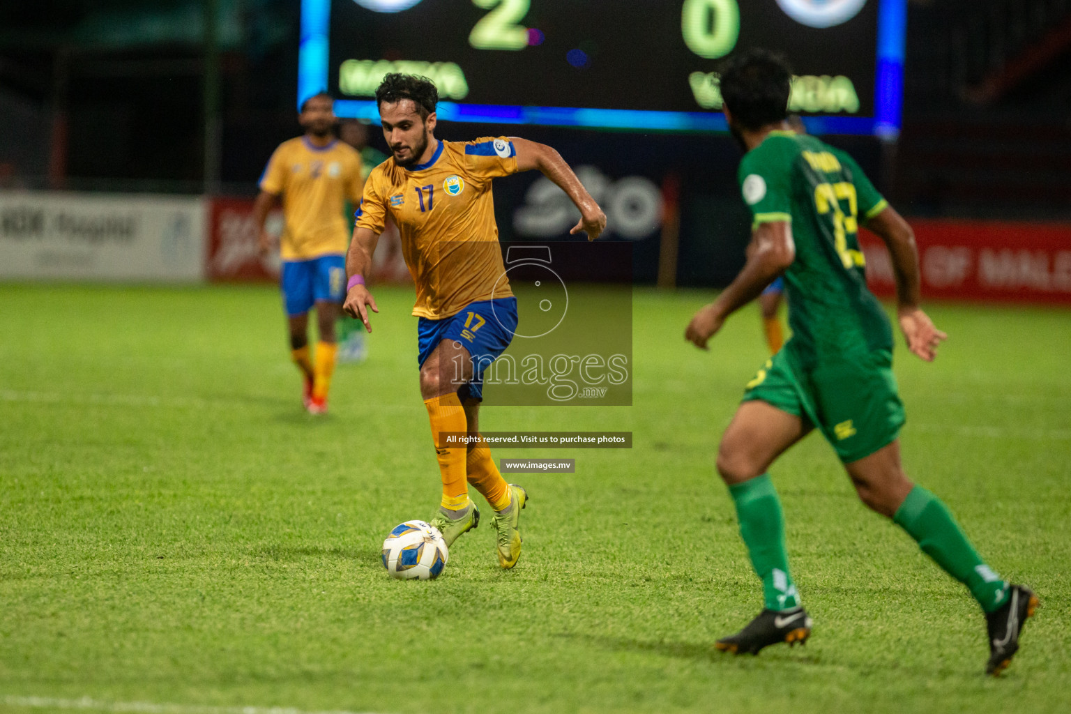 Maziya SRC vs Club Valencia in the Community Shield Match 2021/2022 on 15 December 2021 held in Male', Maldives. Photos: Hassan Simah / images.mv