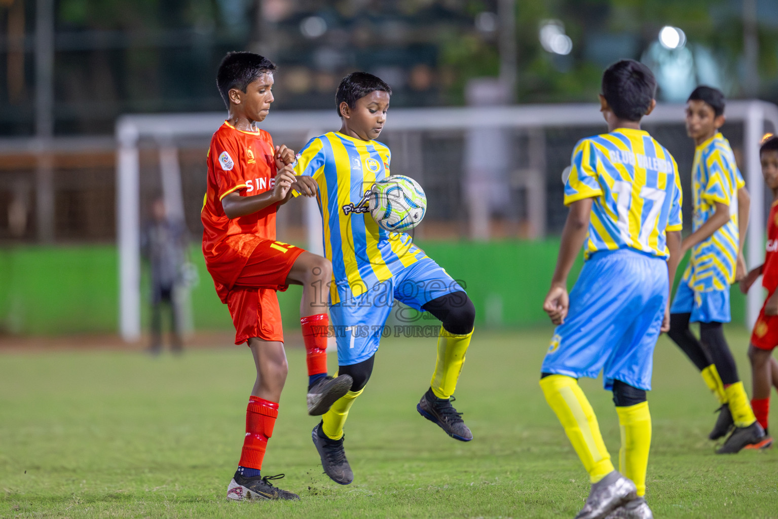 Dhivehi Youth League 2024 - Day 1. Matches held at Henveiru Stadium on 21st November 2024 , Thursday. Photos: Shuu Abdul Sattar/ Images.mv