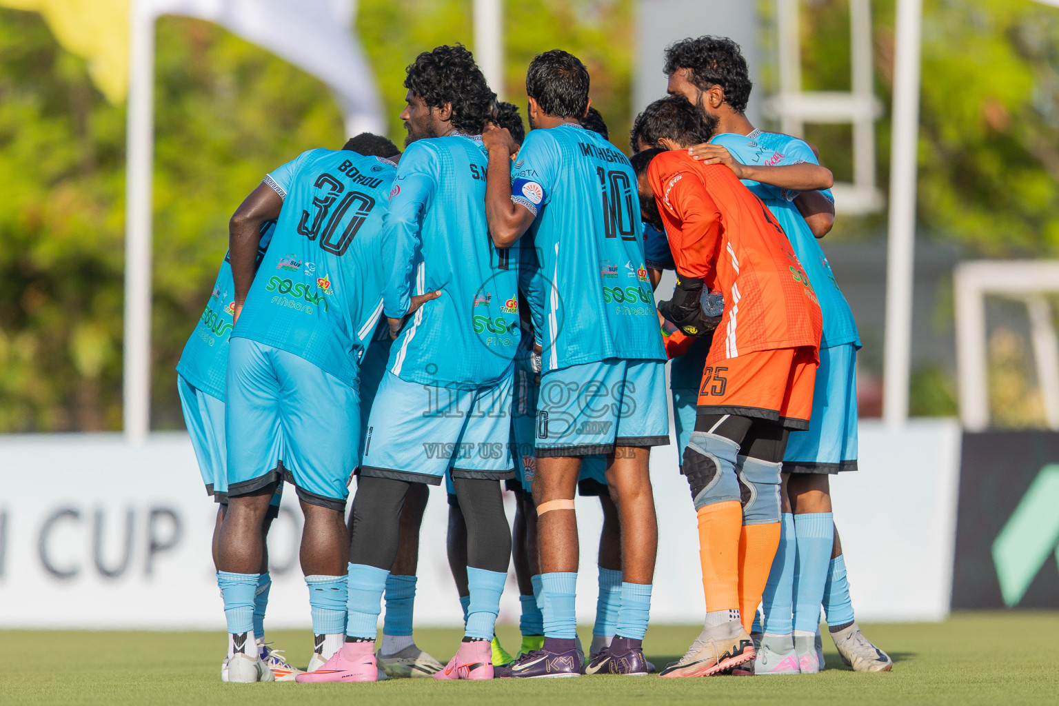 Semi Finals Match 01 Irumathi FC VS CC Sports Club in Day 7 of Eydhafushi Cup 2025 held in Eydhafushi Football Stadium at B. Eydhafushi, Maldives on Friday, 12th September 2025. Photos: Arif Rasheed / images.mv