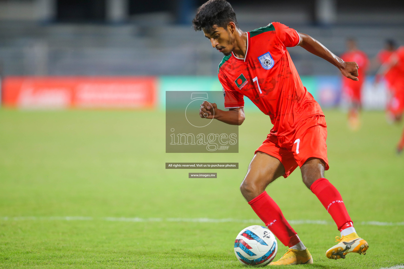 Bhutan vs Bangladesh in SAFF Championship 2023 held in Sree Kanteerava Stadium, Bengaluru, India, on Wednesday, 28th June 2023. Photos: Hassan Simah / images.mv