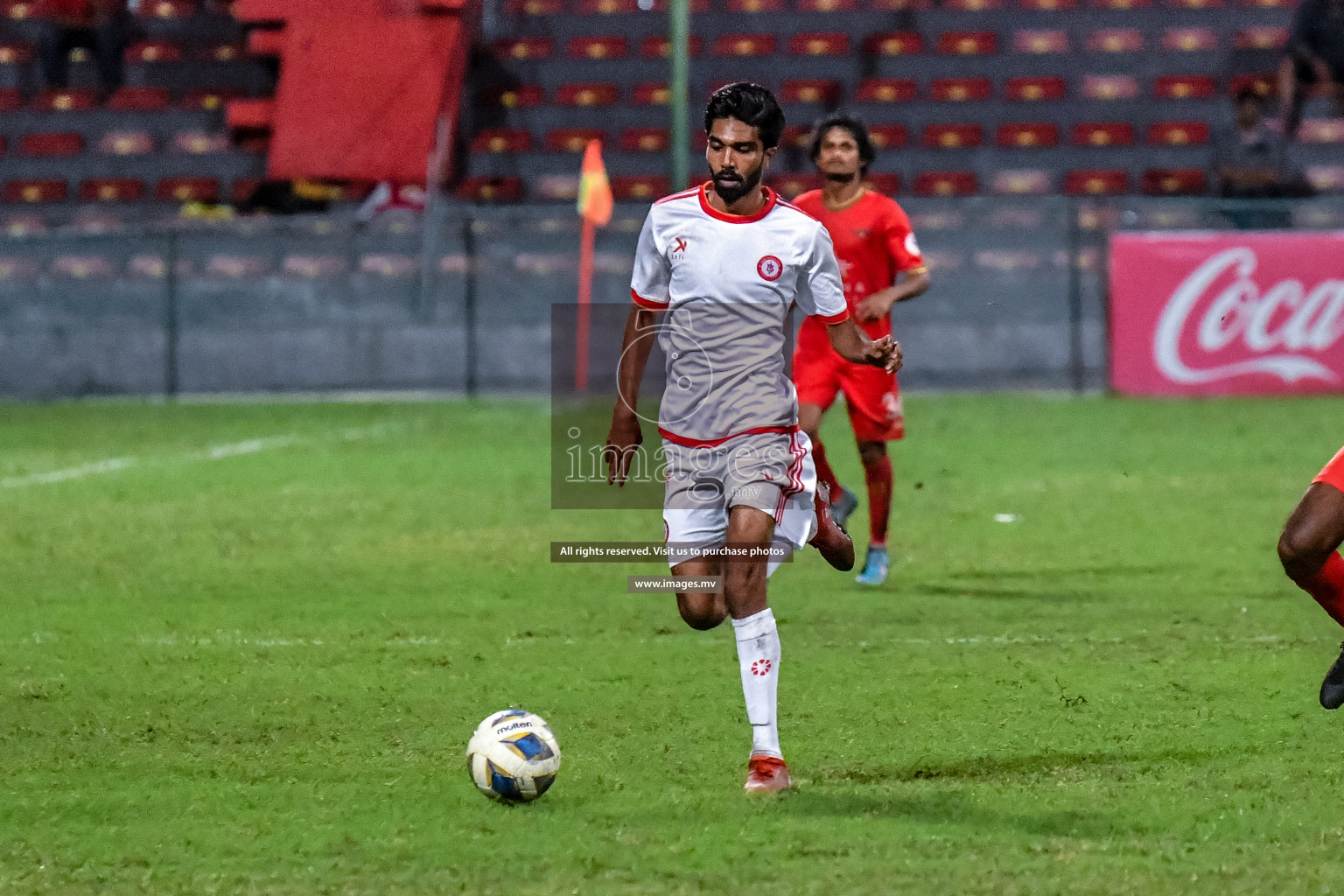 Da Grande vs Buru Sports Club in Dhivehi Premier League Qualification 22 on 27th Aug 2022, held in National Football Stadium, Male', Maldives Photos: Nausham Waheed / Images.mv