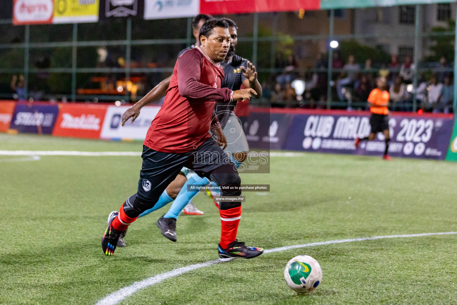 Club 220 vs METEOROLOGY in Club Maldives Cup Classic 2023 held in Hulhumale, Maldives, on Wednesday, 19th July 2023 Photos: Hassan Simah  / images.mv