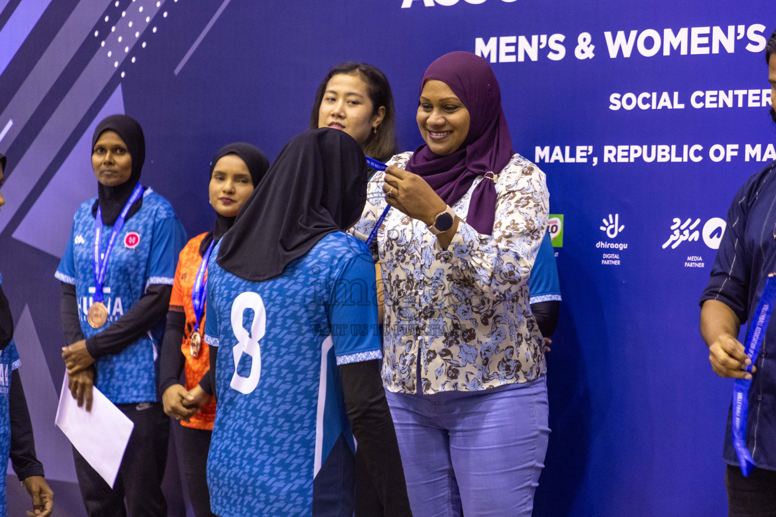 Final of Women's Division of Volleyball Association Cup 2023 held in Male', Maldives on Monday, 25th December 2023 at Social Center Indoor Hall Photos By: Nausham Waheed /images.mv