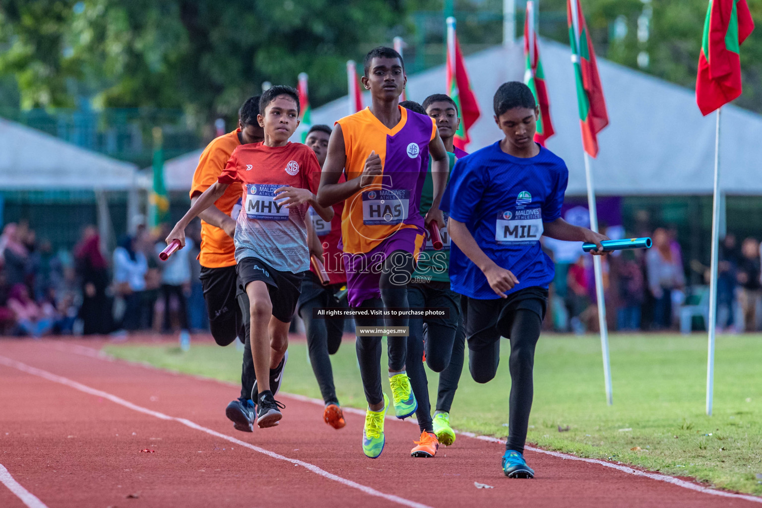 Day 3 of Inter-School Athletics Championship held in Male', Maldives on 25th May 2022. Photos by: Maanish / images.mv