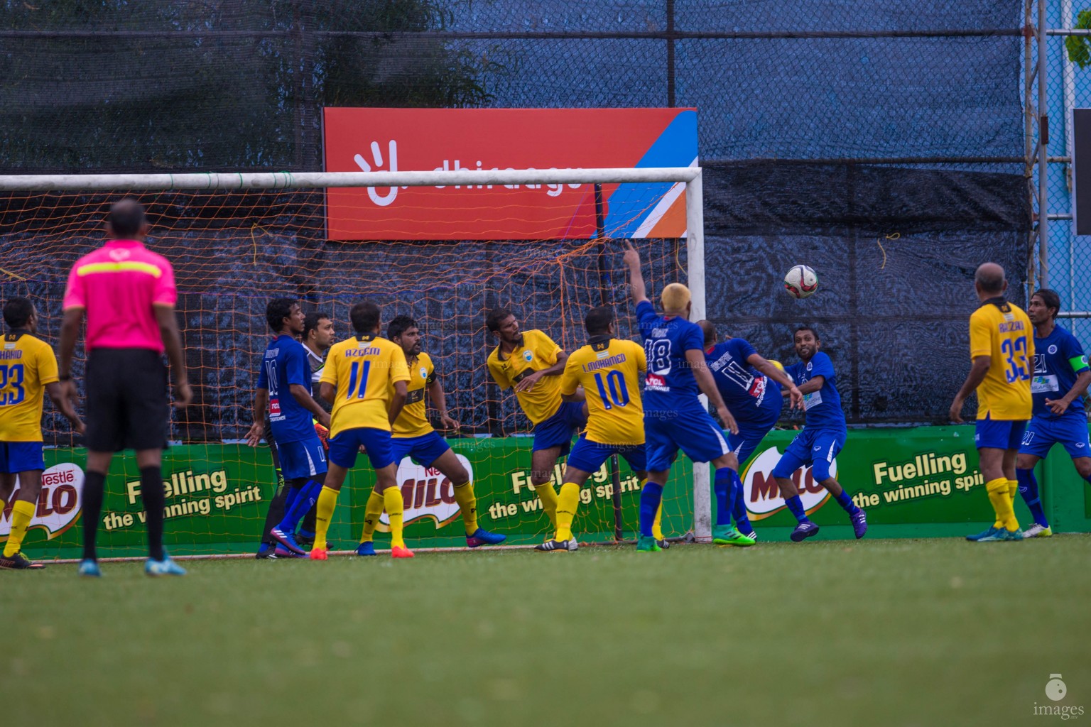 New Radiant Sports Club played against Club Valencia in Veterans Cup 2017 in Male', Male , Maldives. Wednesday 31 May 2017. (Images.mv Photo/ Abdulla Abeedh).