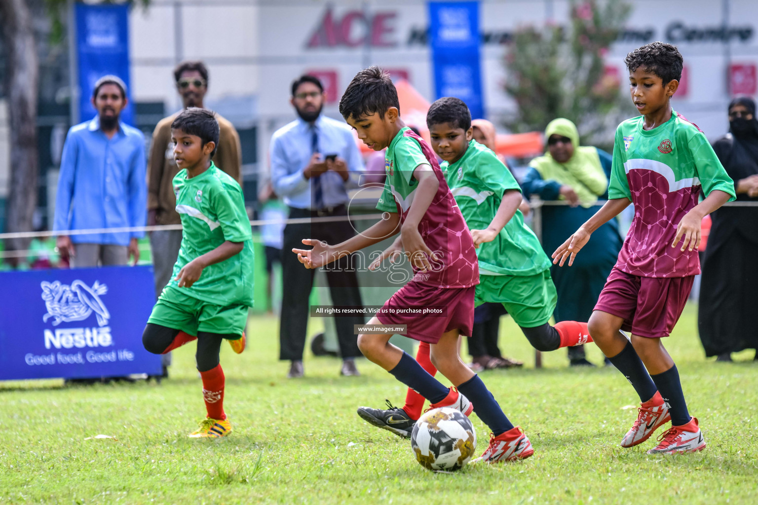 Day 1 of Milo Kids Football Fiesta 2022 was held in Male', Maldives on 19th October 2022. Photos: Nausham Waheed/ images.mv