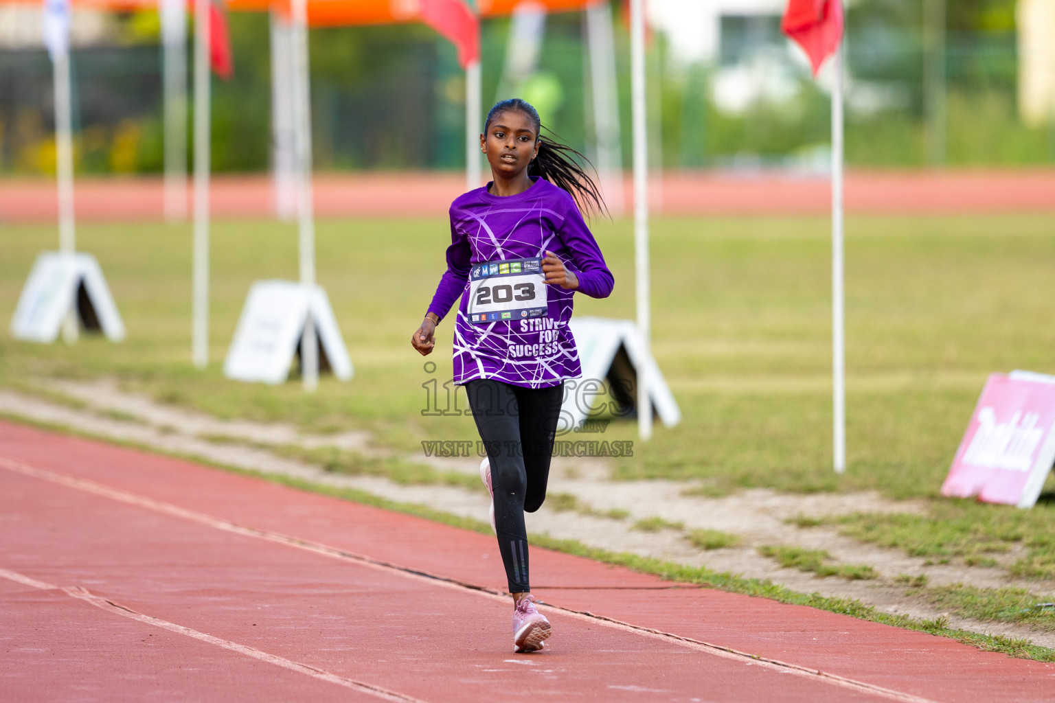 Day 2 of MWSC Interschool Athletics Championships 2024 held in Hulhumale Running Track, Hulhumale, Maldives on Sunday, 10th November 2024. Photos by: Ismail Thoriq / Images.mv