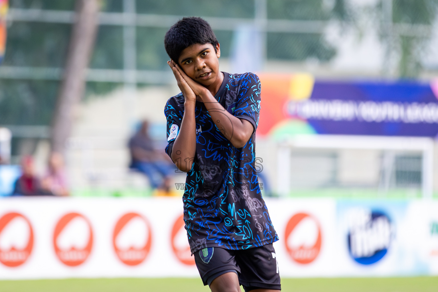 Club Eagles vs Super United Sports (U14) in Day 4 of Dhivehi Youth League 2024 held at Henveiru Stadium on Thursday, 28th November 2024. Photos: Shuu Abdul Sattar/ Images.mv