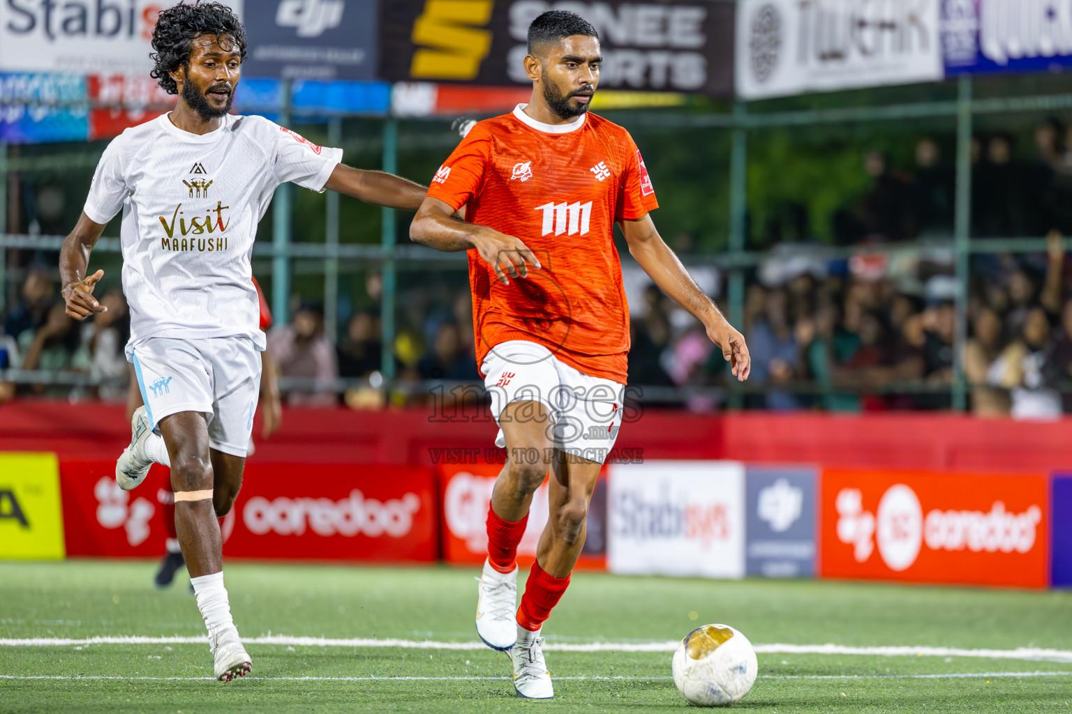 K Maafushi vs K Kaashidhoo in Kaafu Atoll Finals Day 27 of Golden Futsal Challenge 2025 was held on Friday , 31st January 2025, in Hulhumale', Maldives. Photos: Ismail Thoriq / images.mv