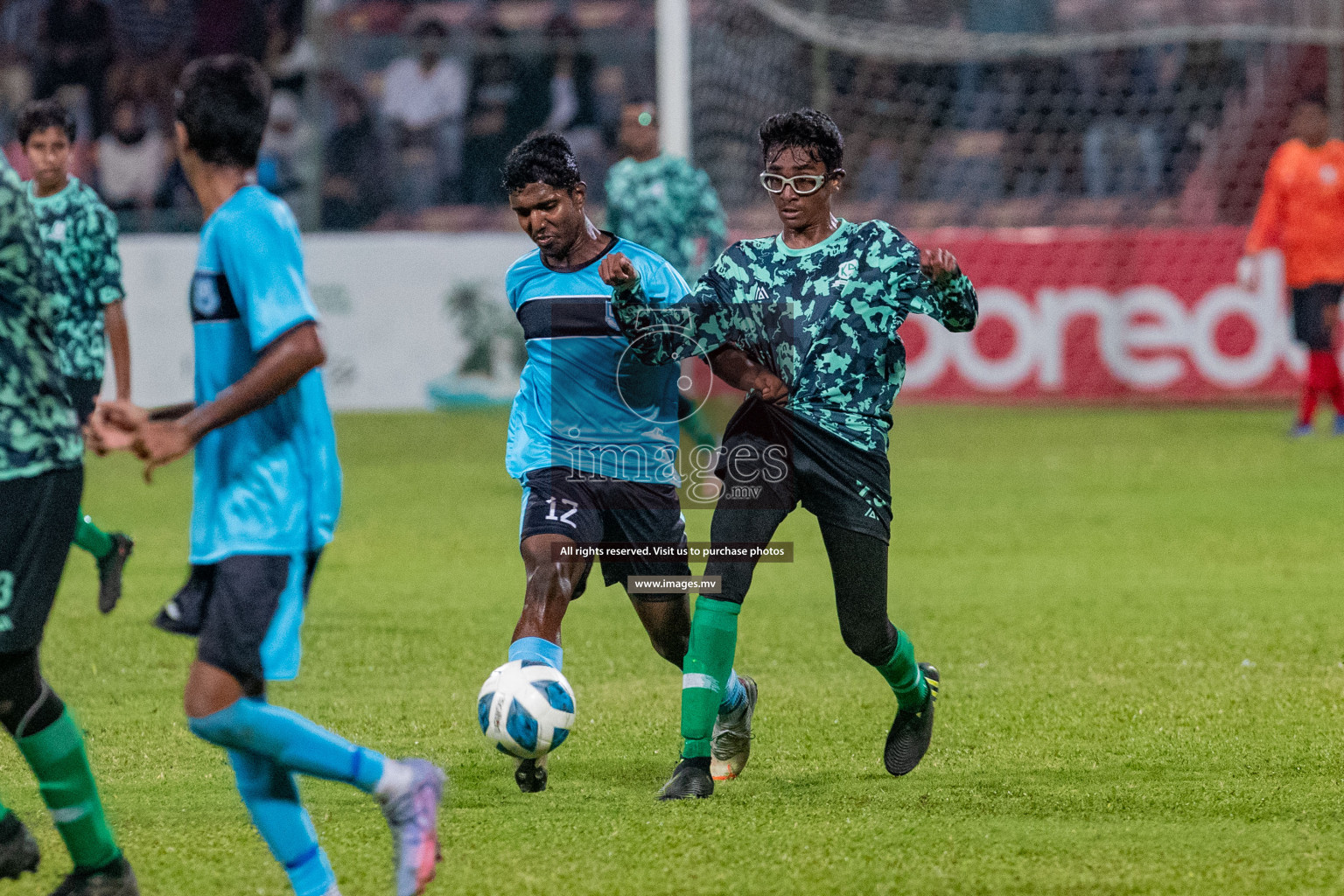 Final of U17 Inter School Football Tournament of Kalaafaanu School vs Rehendhi School held in Male', Maldives on 10 Feb 2022 Photos: Nausham Waheed / images.mv