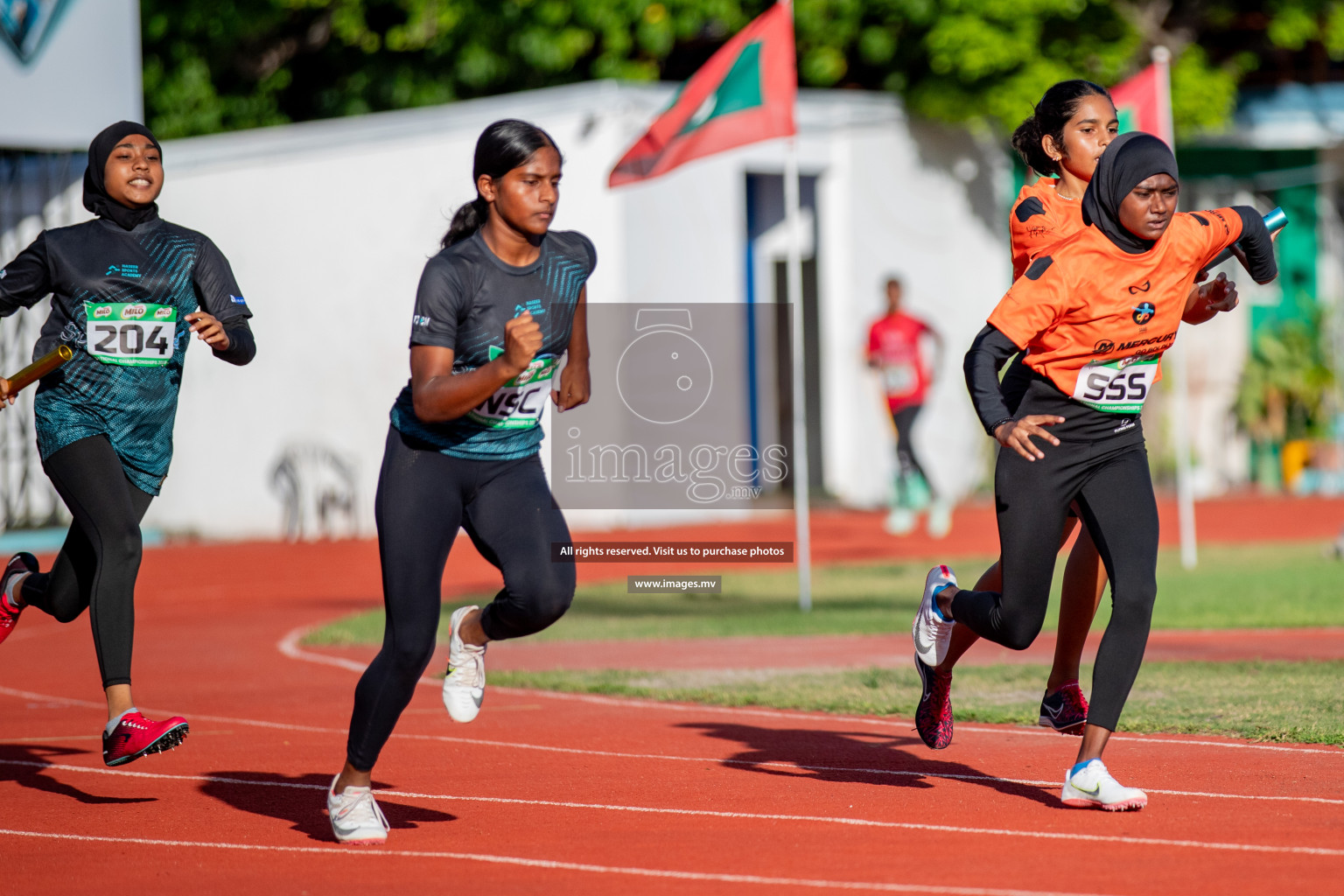 Day 3 of National Athletics Championship 2023 was held in Ekuveni Track at Male', Maldives on Saturday, 25th November 2023. Photos: Hassan Simah / images.mv