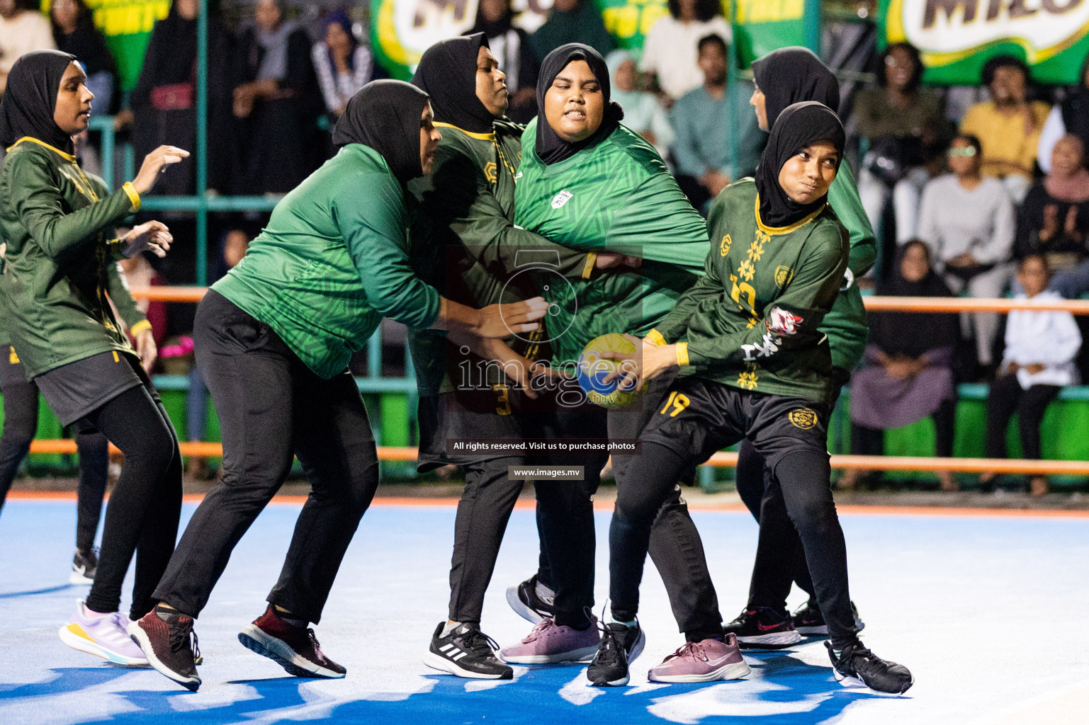 Day 10 of 6th MILO Handball Maldives Championship 2023, held in Handball ground, Male', Maldives on 29th May 2023 Photos: Shuu Abdul Sattar/ Images.mv