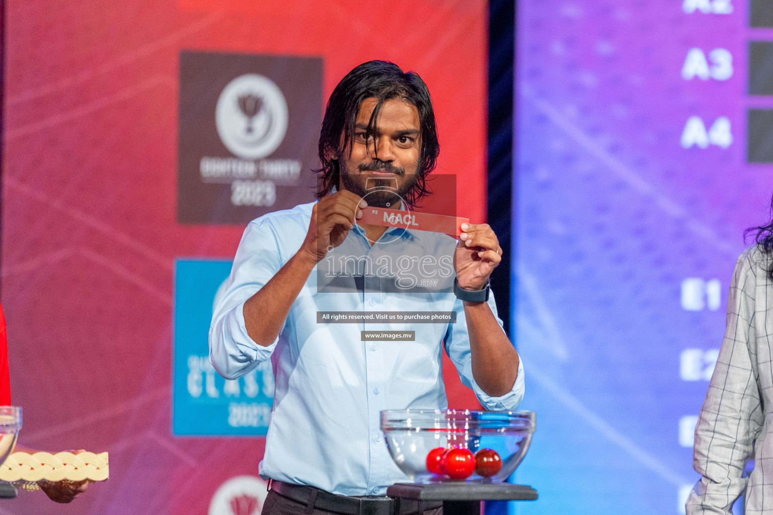 Draw ceremony of Club Maldives 2023 was held on Thursday, 6th July 2023 at PSM Studio in Male', Maldives.  Photos: Ismail Thoriq / images.mv