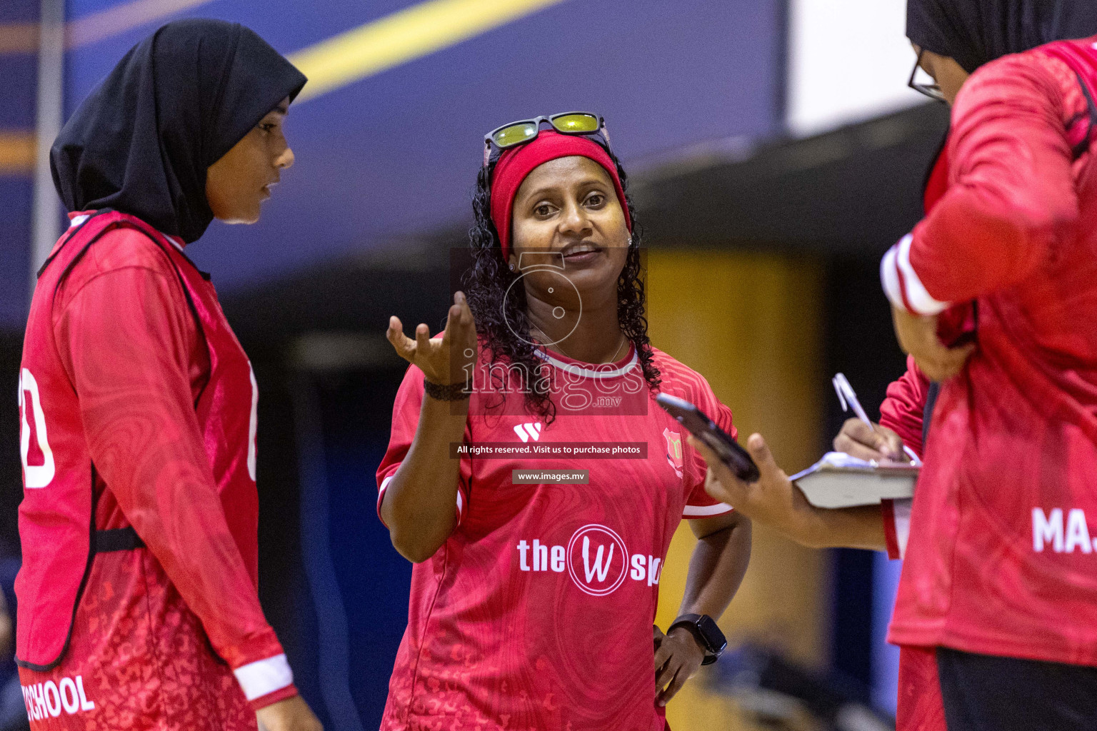 Day4 of 24th Interschool Netball Tournament 2023 was held in Social Center, Male', Maldives on 30th October 2023. Photos: Nausham Waheed / images.mv