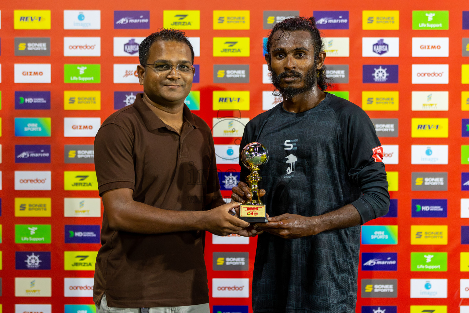 ADh Fenfushi vs ADh Dhangethi in Day 3 of Golden Futsal Challenge 2024 was held on Thursday, 18th January 2024, in Hulhumale', Maldives Photos: Mohamed Mahfooz Moosa / images.mv