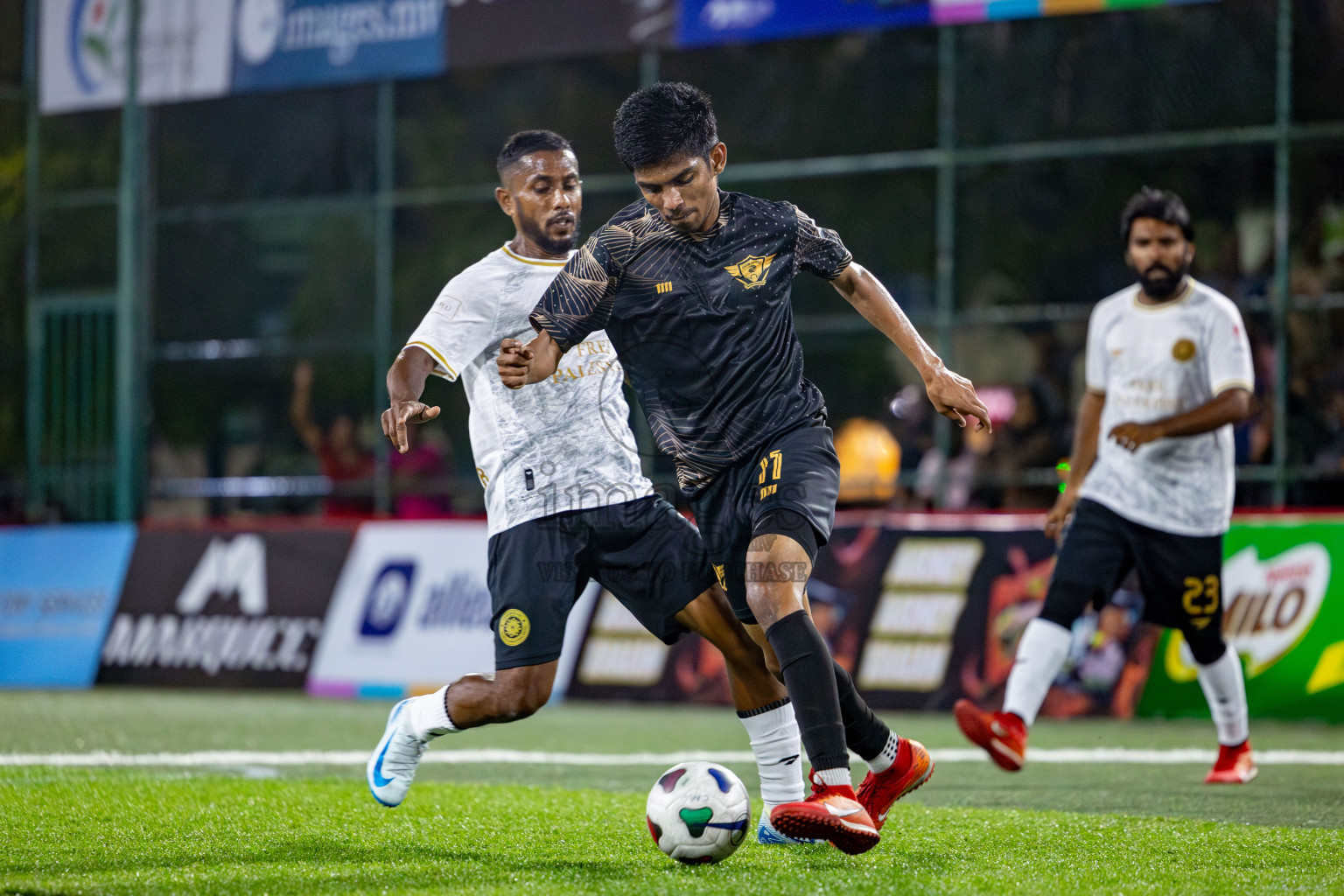 Prison Club vs Club AVSEC in Club Maldives Cup 2024 held in Rehendi Futsal Ground, Hulhumale', Maldives on Wednesday, 2nd October 2024. Photos: Nausham Waheed / images.mv