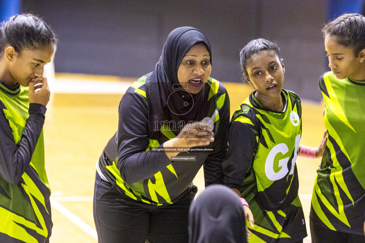 Day4 of 24th Interschool Netball Tournament 2023 was held in Social Center, Male', Maldives on 30th October 2023. Photos: Nausham Waheed / images.mv