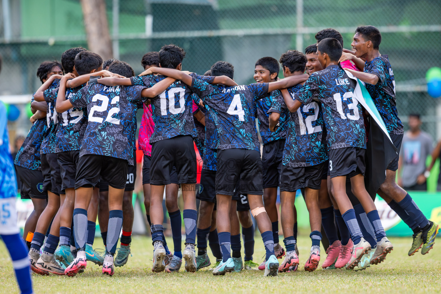 Day 4 of MILO Academy Championship 2024 (U-14) was held in Henveyru Stadium, Male', Maldives on Sunday, 3rd November 2024. Photos: Ismail Thoriq / Images.mv