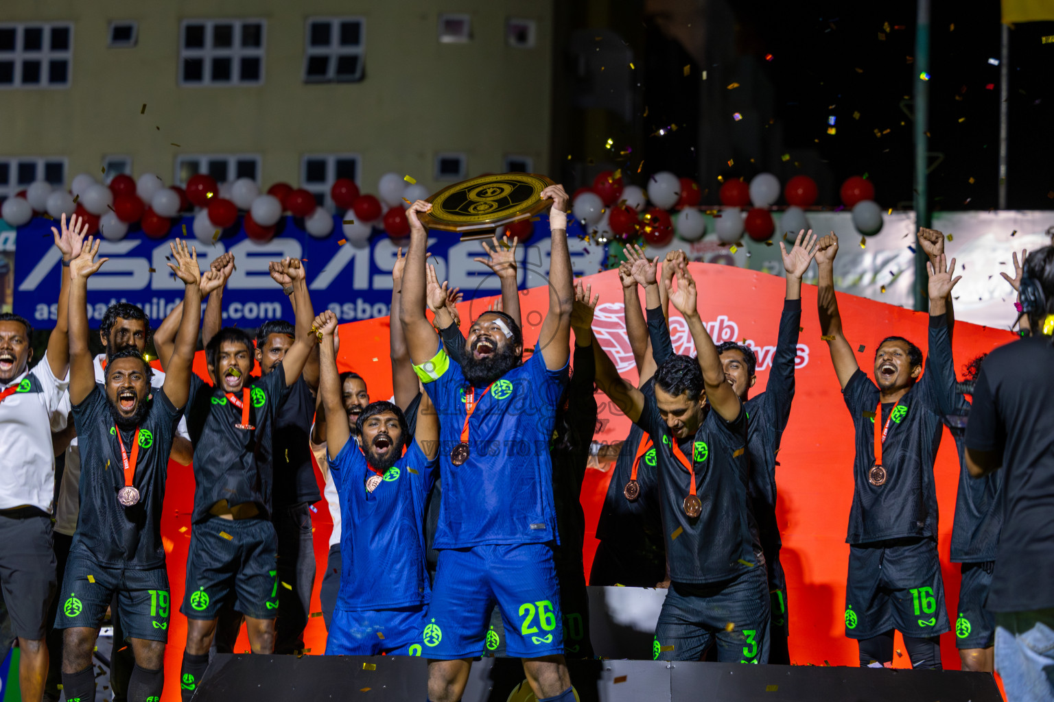 Road Recreation Club vs Club Combination SC Eydhafushi in Kings Cup Final of Club Maldives 2025 was held in Rehendhi Futsal Ground, Hulhumale', Maldives on Tuesday, 9th September 2025. Photos: Ismail Thoriq / images.mv