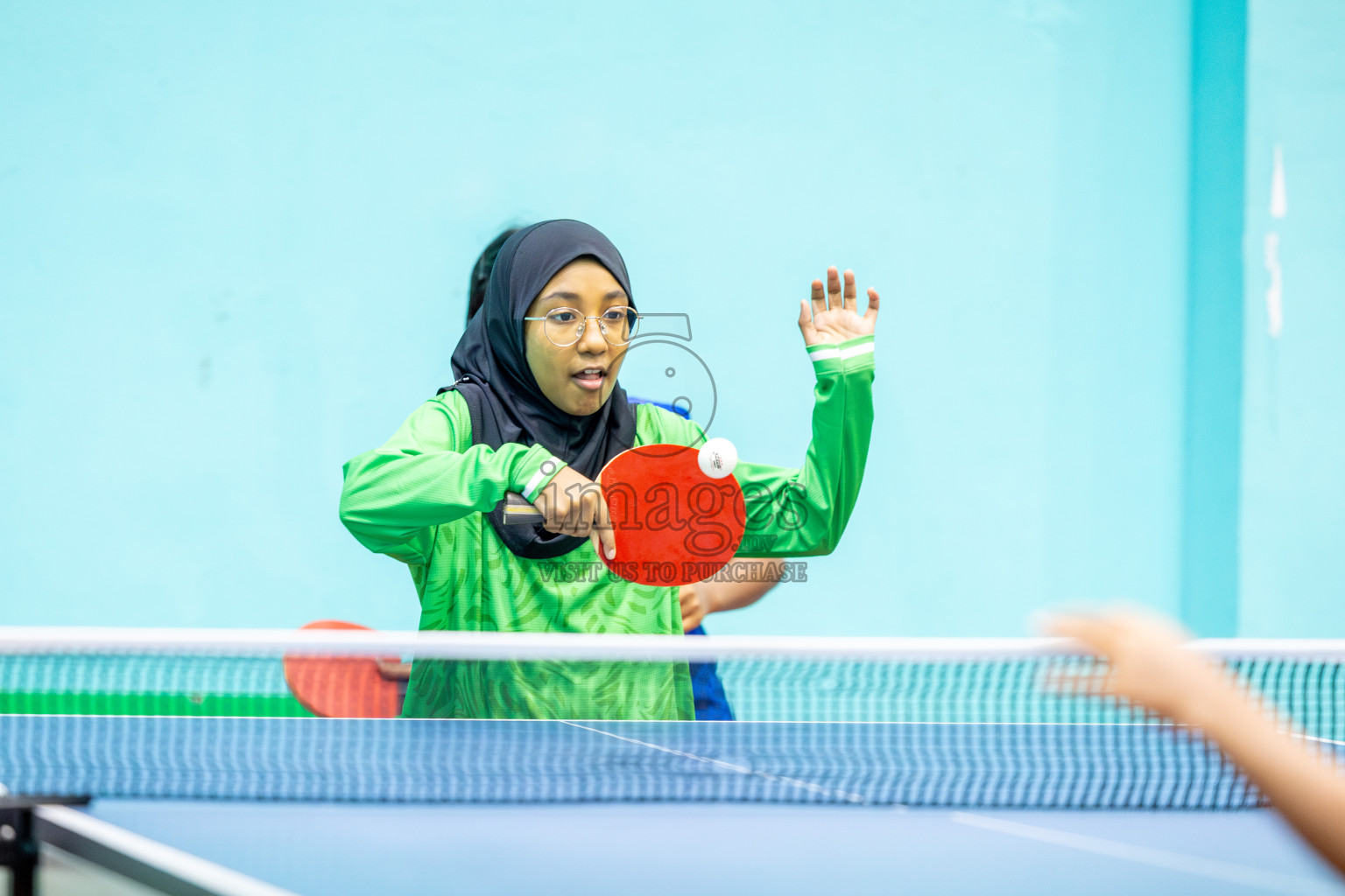 Day 2 of Interschool Table Tennis Tournament 2025 held at Male' TT Hall, Male', Maldives on Thursday, 15th May 2025. Photos By: Ismail Thoriq / images.mv