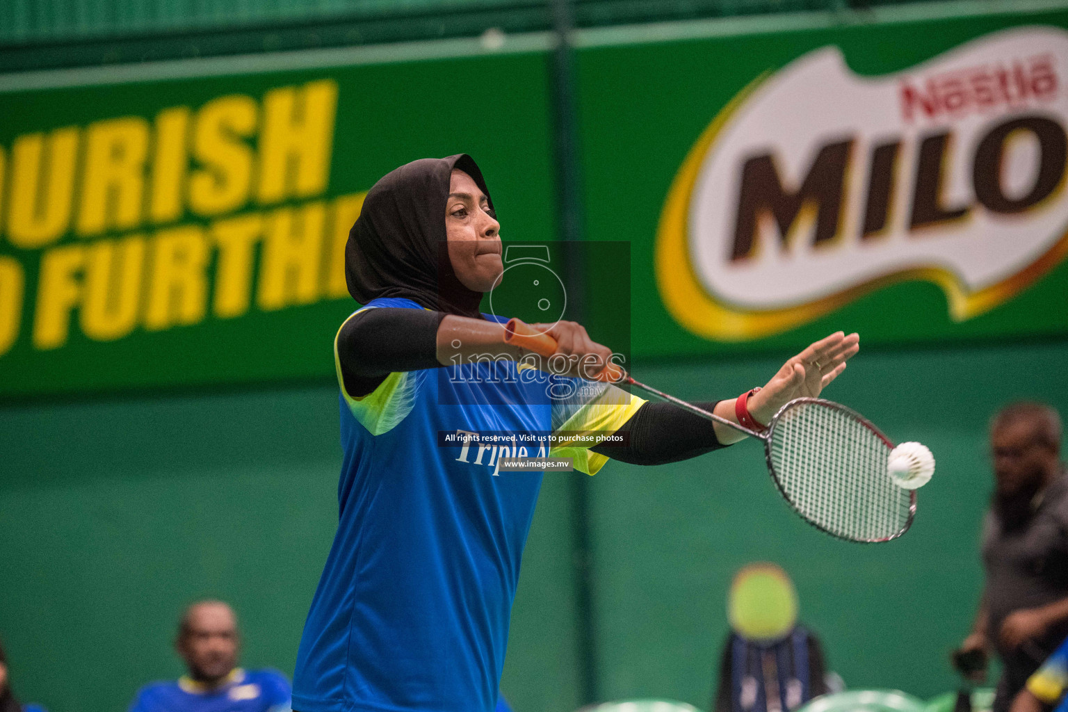 Day 3 of Badminton association mixed group championship 2021 held in Male', Maldives Photos by Nausham Waheed