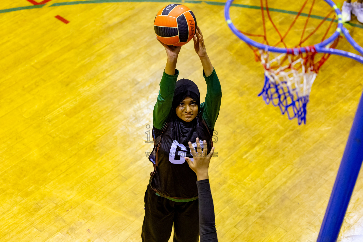 Day 7 of 25th Inter-School Netball Tournament was held in Social Center at Male', Maldives on Saturday, 17th August 2024. Photos: Nausham Waheed / images.mv