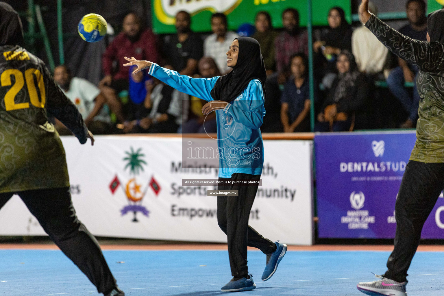 Day 5 of 7th Inter-Office/Company Handball Tournament 2023, held in Handball ground, Male', Maldives on Tuesday, 19th September 2023 Photos: Nausham Waheed/ Images.mv